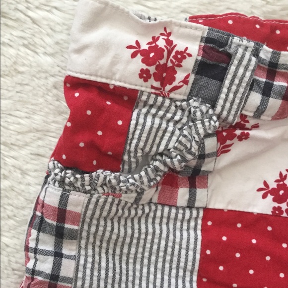 SOLD ❌Janie & Jack patchwork & plaid shorts - Picture 4 of 7
